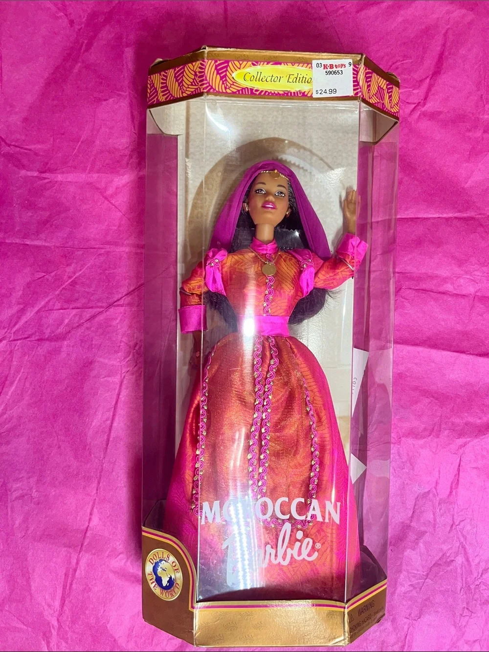 1998 Moroccan Barbie Dolls of the World Collection Traditional Dress NRFB